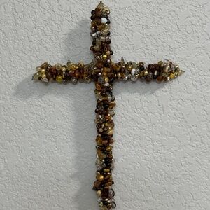 Wired Beaded Cross